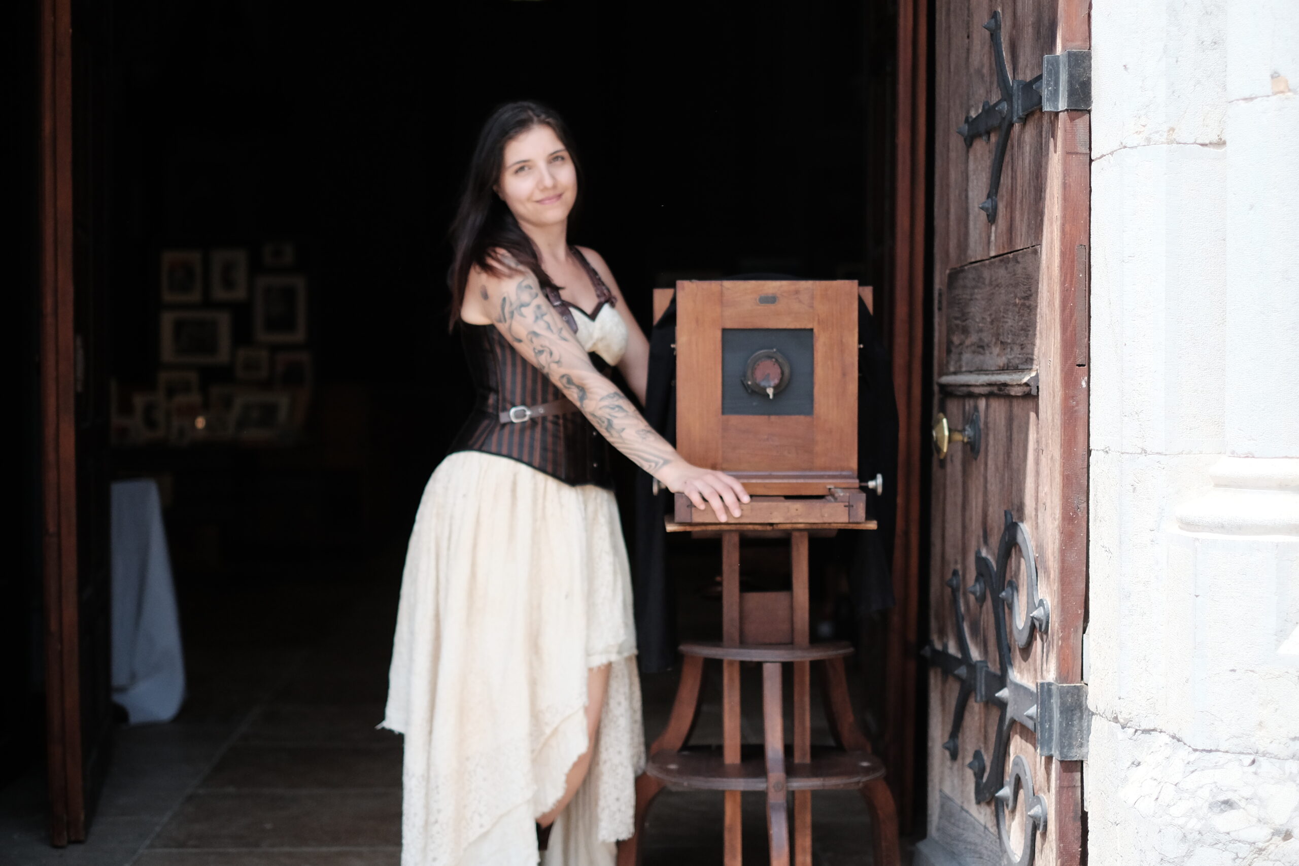 Laboratoire mobile de photographie au collodion